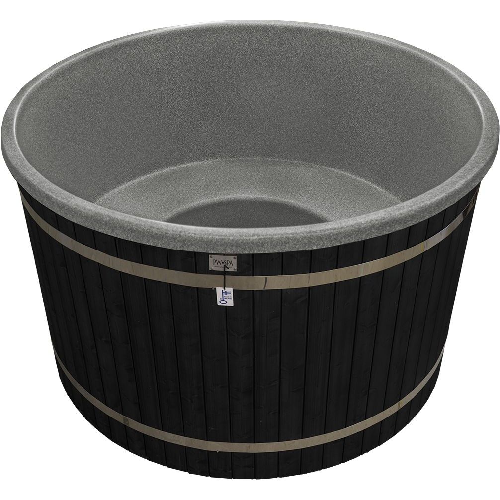 Kylpytynnyri PW-Spa Classic Tee-se-itse 6-8 hlöä musta/graniitti