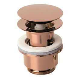 Pohjaventtiili Damixa, pop-up, ylivuotosuojalla, kupari