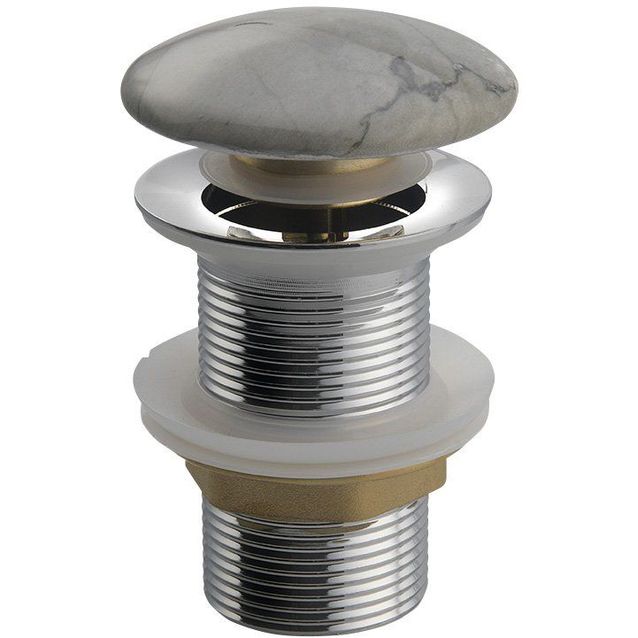 Pohjaventtiili Interia Dalma harmaa ylivuotosuojattomalle altaalle