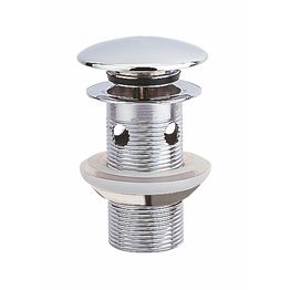 Pohjaventtiili Noro PUSH kromi ylivuotosuojalliselle altaalle