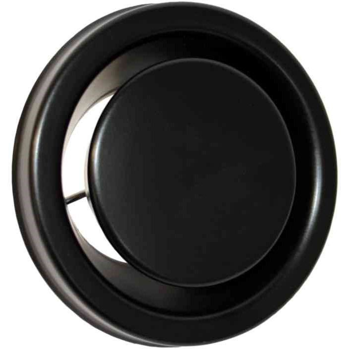 Poistoilmaventtiili Timburg KSOA 100 Ø 100 mm musta