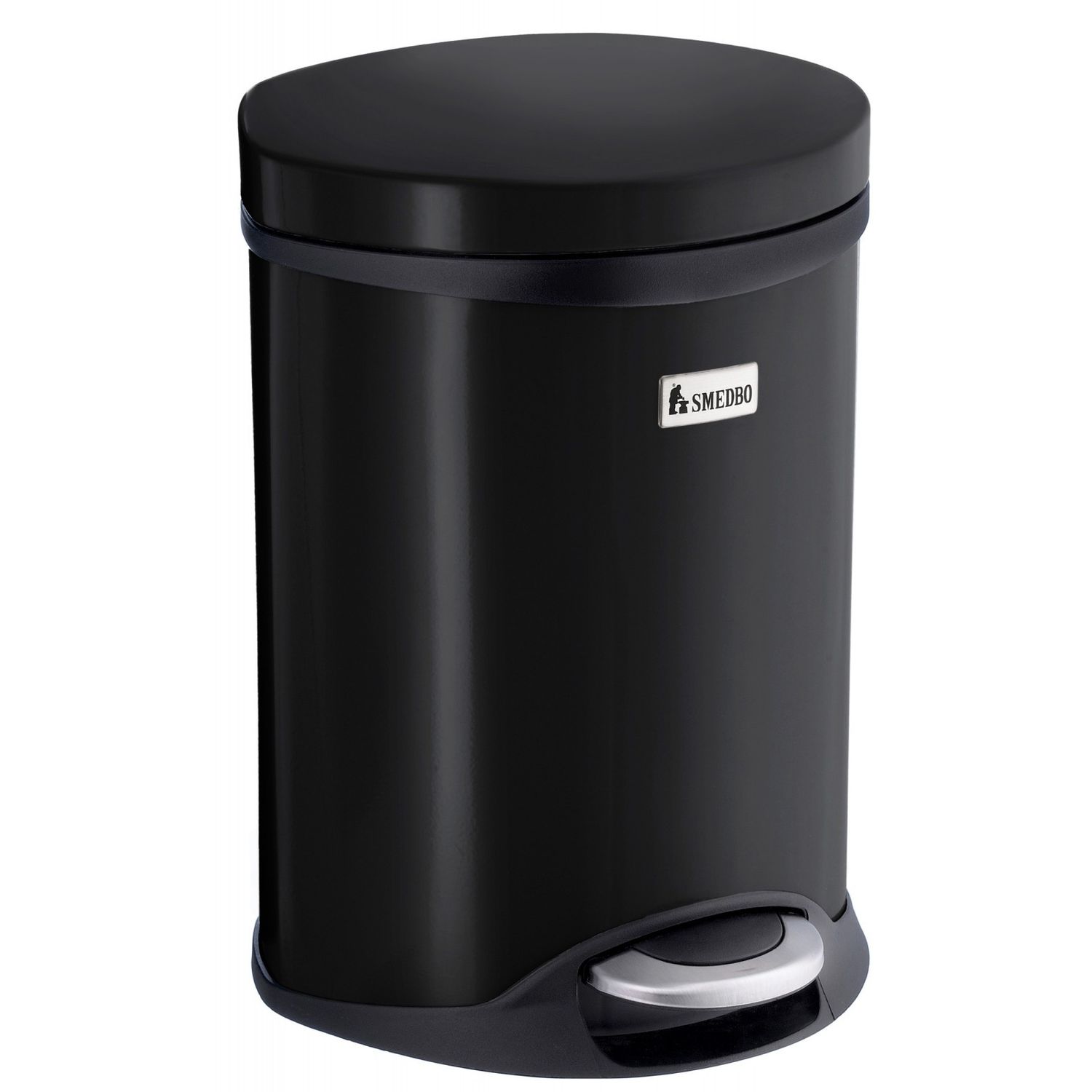 Roska-astia Smedbo 6 l soft close musta