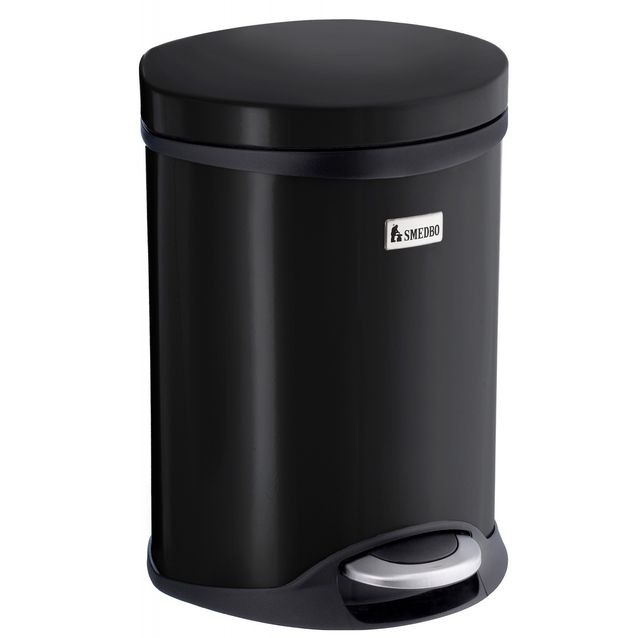 Roska-astia Smedbo 6 l soft close musta