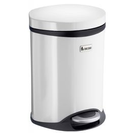 Roska-astia Smedbo 6 l soft close valkoinen