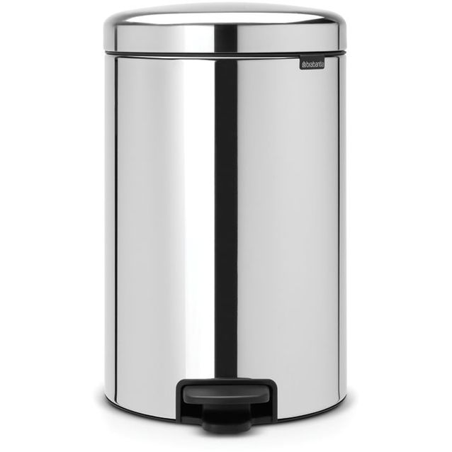 Poljinroska-astia Brabantia NewIcon, 20L, metallinen sisäastia, Brilliant Steel