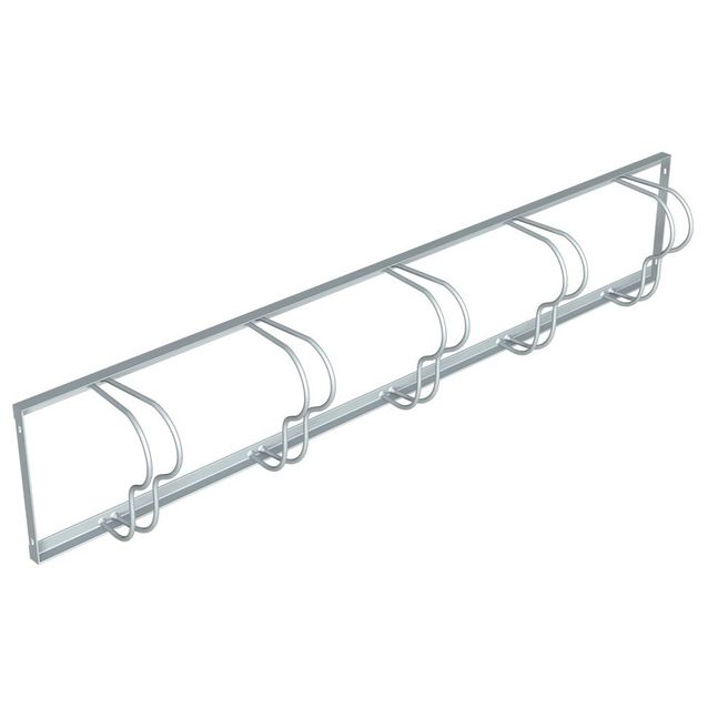 Polkupyöräteline Markki, kaareva, kuumasinkitty, eri kokoja