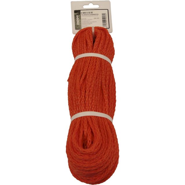 Polyeteeniköysi Piippo palmikoitu 5mm x 50m