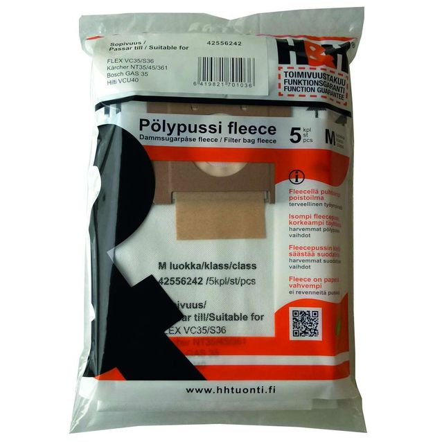 Pölypussi H&H 5kpl fleece 42556242