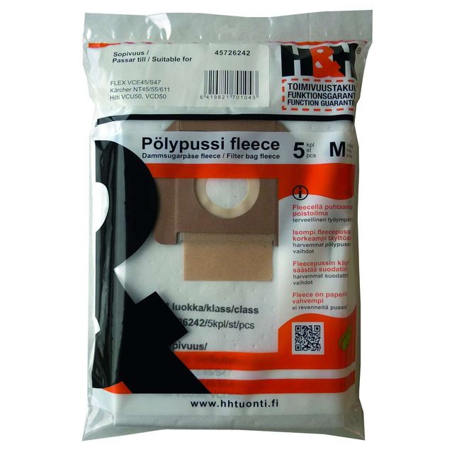 Pölypussi H&H 5kpl fleece 45726242