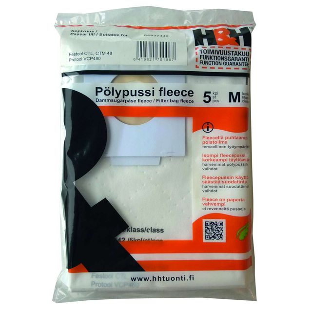 Pölypussi H&H 5kpl fleece 64837442