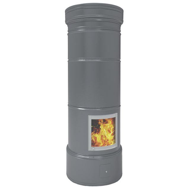 Pönttöuuni Tiileri Aino Kelo 1650-2250x750mm varaava