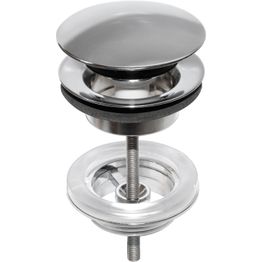 Pohjaventtiili Gustavsberg Epic, pop-up, ylivuotosuojalla, kromi