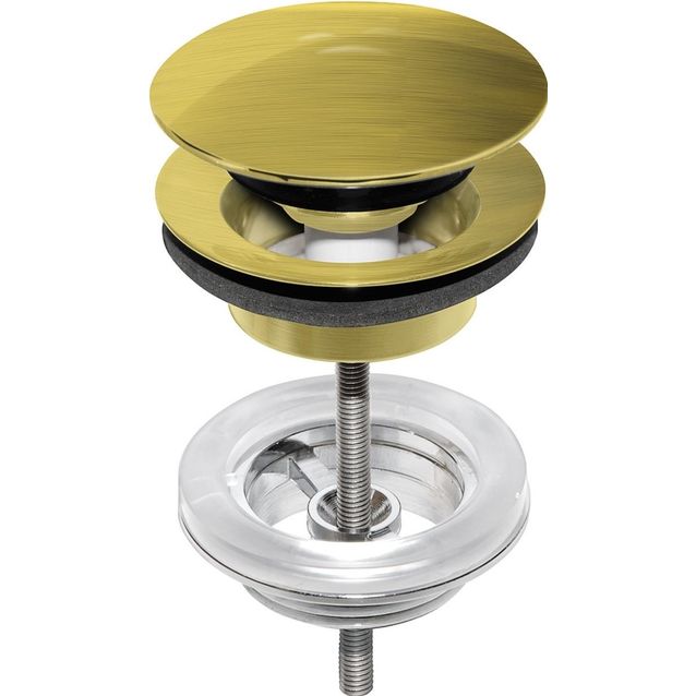 Pop-up pohjaventtiili Gustavsberg, harjattu messinki