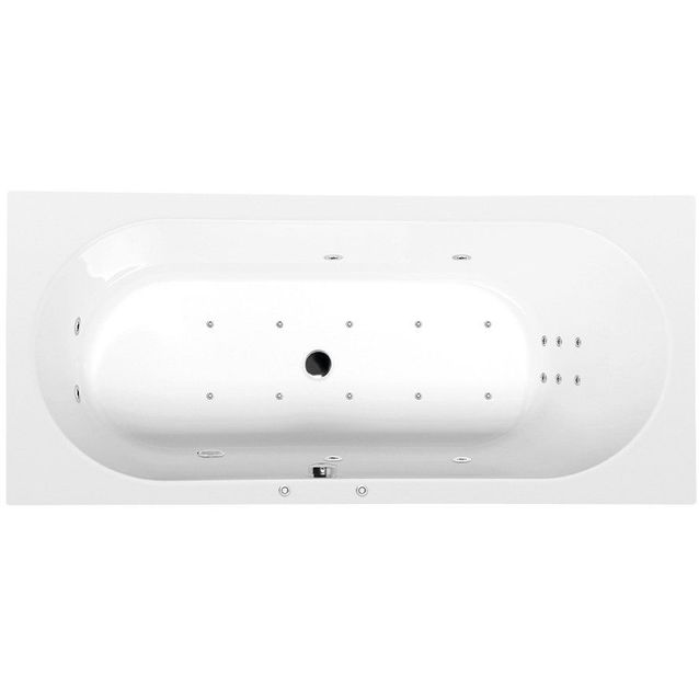 Poreamme Interia Astra B Hydro-Air 1650x750x480 mm 255 l valkoinen