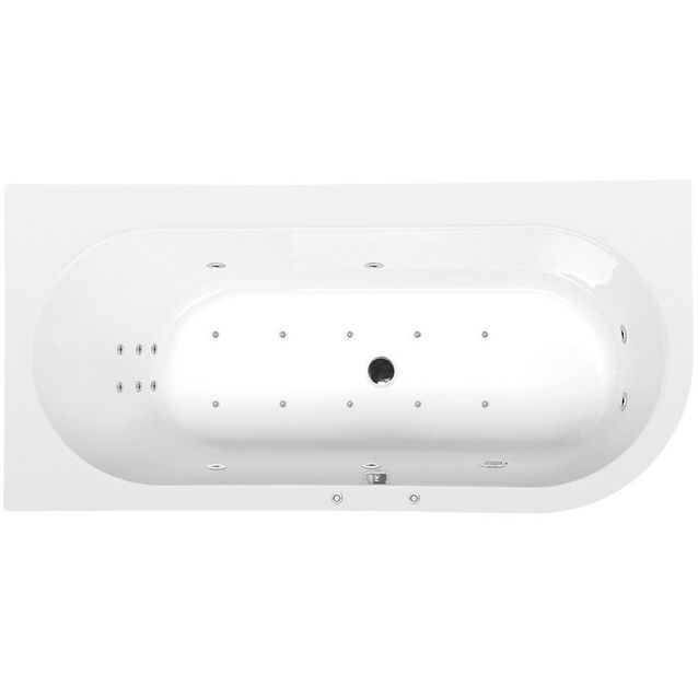 Poreamme Interia Astra L Hydro-Air 1650x800x480 mm vasen  215 l valkoinen