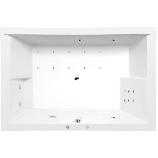 Poreamme Interia Dupla Hydro-Air 1800x1200x540 mm 580 l valkoinen