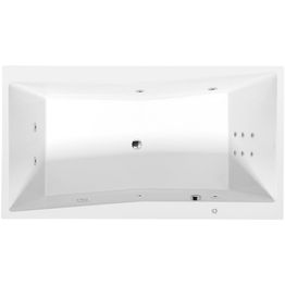 Poreamme Interia Quest Hydro 1800x1000x490 mm 400 l valkoinen