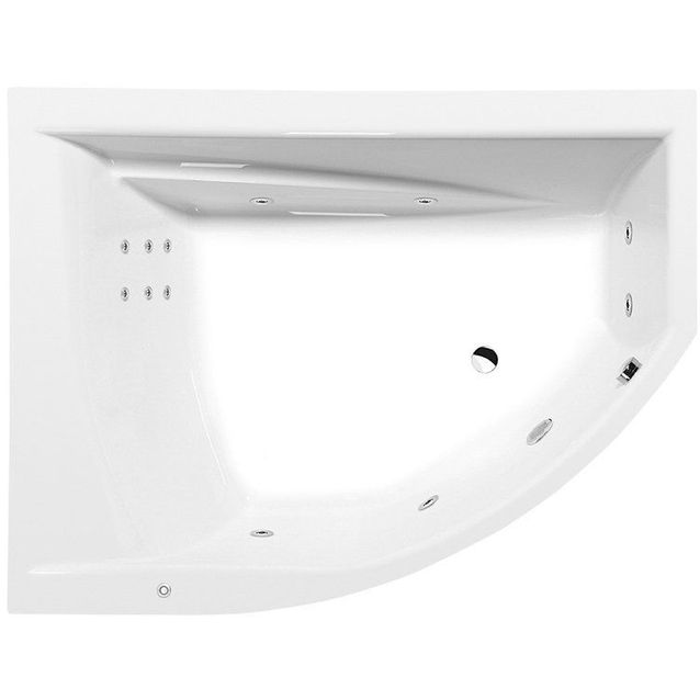 Poreamme Interia Tandem L Hydro 1700x1300x500 mm vasen 395 l valkoinen