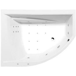 Poreamme Interia Tandem L Hydro-Air 1700x1300x500 mm vasen 395 l valkoinen