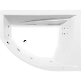 Poreamme Interia Tandem R Hydro 1700x1300x500 mm oikea 395 l valkoinen