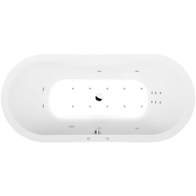 Poreamme Interia Viva O Hydro-Air 1750x800x470 mm 235 l valkoinen