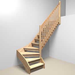 Porras Lappiporras L2640 kaiteella korkeus 2430 - 2640 mm