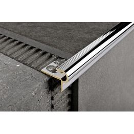 Porraskulmalista Progress Profiles Prostyle 2,7m 8mm kiiltävä rst