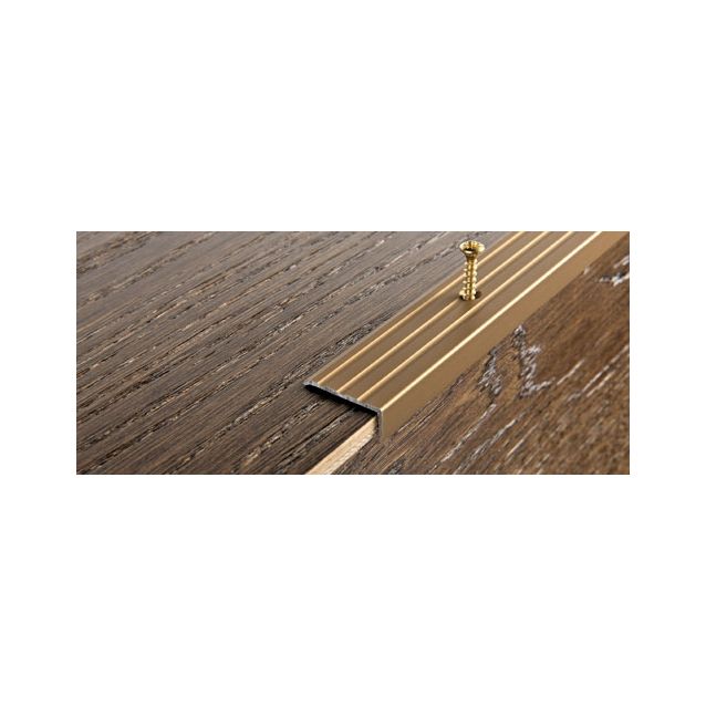 Porraskulmalista Progress Profiles Prowalk, 2,7m, 25mm, 20mm, ruuvikiinnitettävä, pronssi