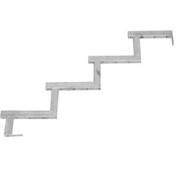 Porrasrunko Hortus neljä porrasta galvanoitu