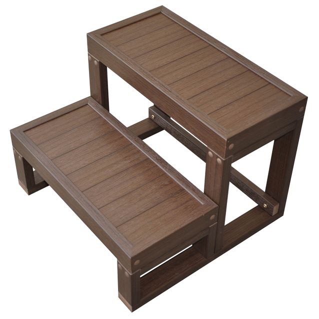 Portaat SpaDealers ulkoporealtaaseen komposiittia ruskea