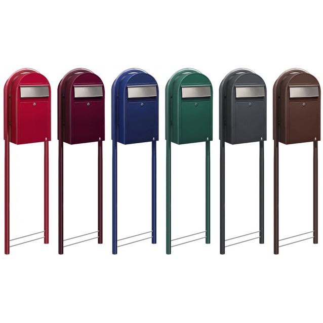 Postilaatikon jalusta Bobi Round 165x41 cm tilausvärit