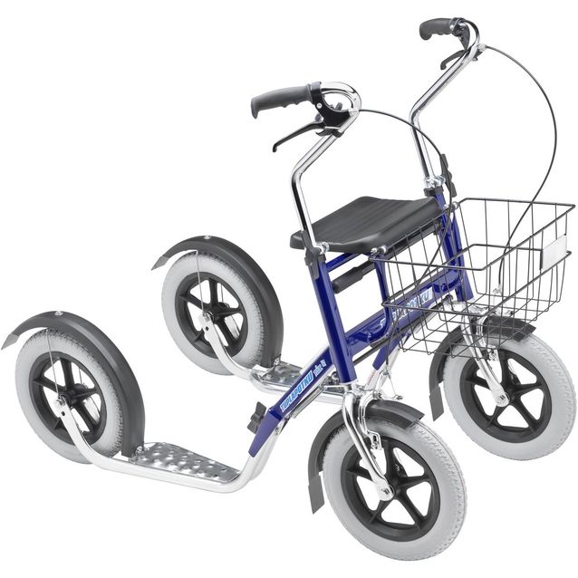 Potkupyörä Tuplapotku Nix, lyhyt, sininen