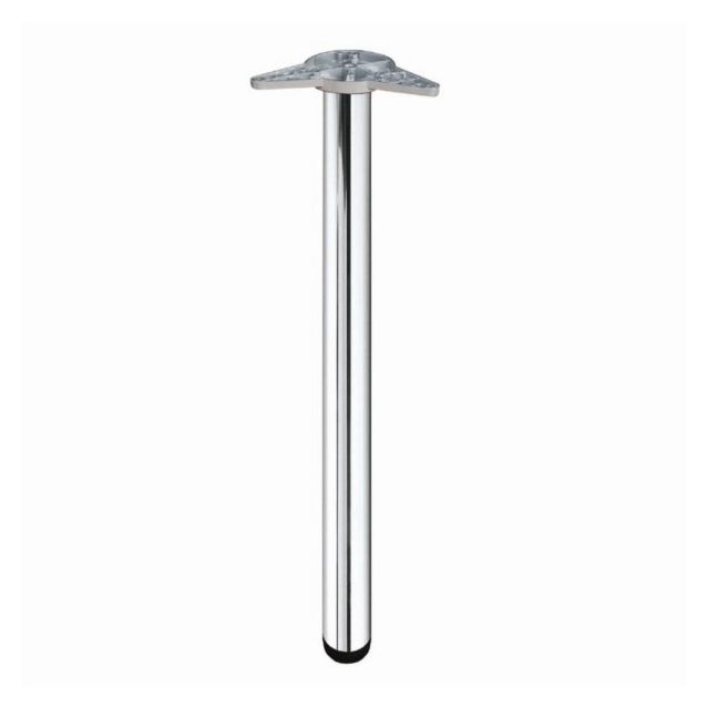 Pöydänjalka Grip Finland valulaipalla d50 x 870mm kromattu