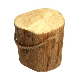 Pöytä EcoFurn Pölkky Ø35-42 x 45 cm käsittelemätön