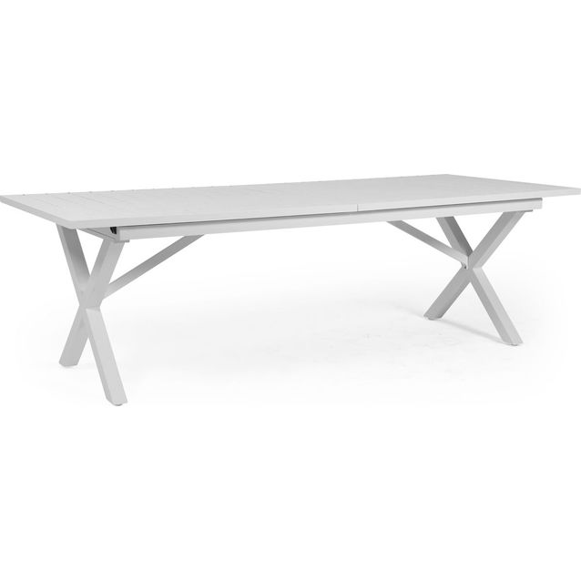 Pöytä Hillmond jatkettava 100x240/310cm valkoinen