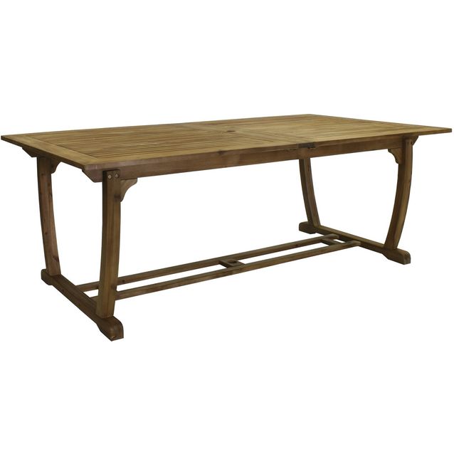 Pöytä Home4you Future jatkettava 210/300x110 cm ruskea