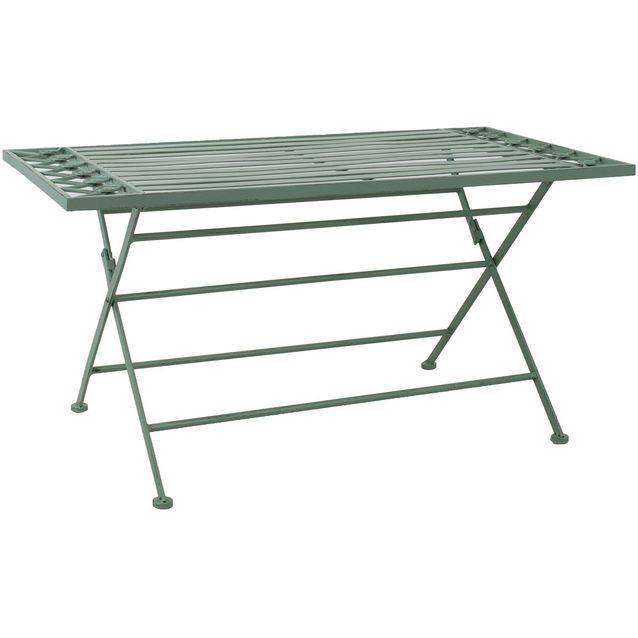 Pöytä Home4you Mint 100x50cm taitettava antiikinvihreä