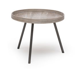 Pöytä Leicester Ø50 cm harmaa