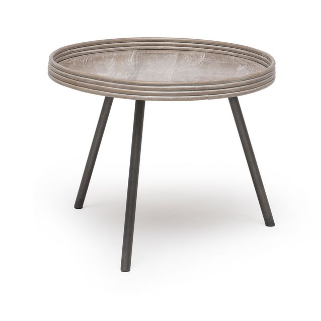 Pöytä Leicester Ø50 cm harmaa