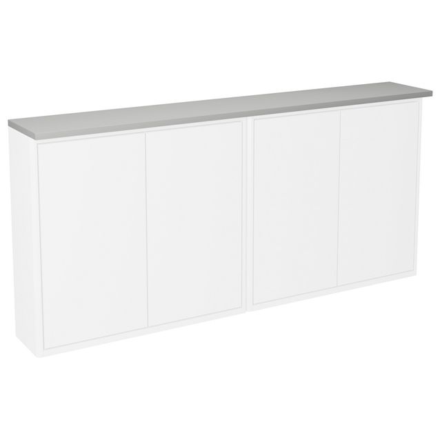 Pöytälevy Gustavsberg Graphic 1200x200mm valaistuksella harmaa