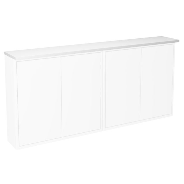 Pöytälevy Gustavsberg Graphic 1200x200mm valaistuksella valkoinen