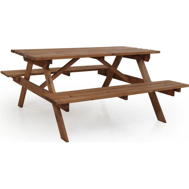 Pöytäryhmä Sandhamn 149x160cm ruskea