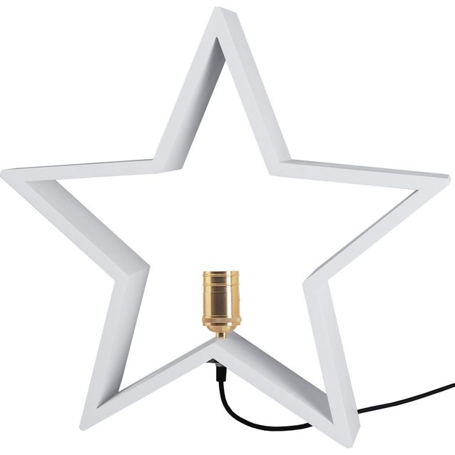 Pöytätähti Star Trading Lysekil 500x480x100mm valkoinen