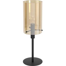 Pöytävalaisin Eglo Crystal&Design Polverara musta/meripihka