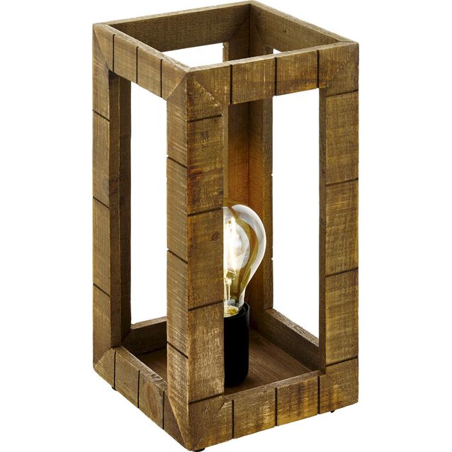 Pöytävalaisin Eglo Vintage Takhira musta/ruskea