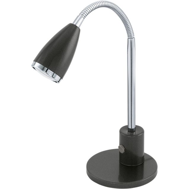 LED-pöytävalaisin Fox 320 mm antrasiitti/kromi