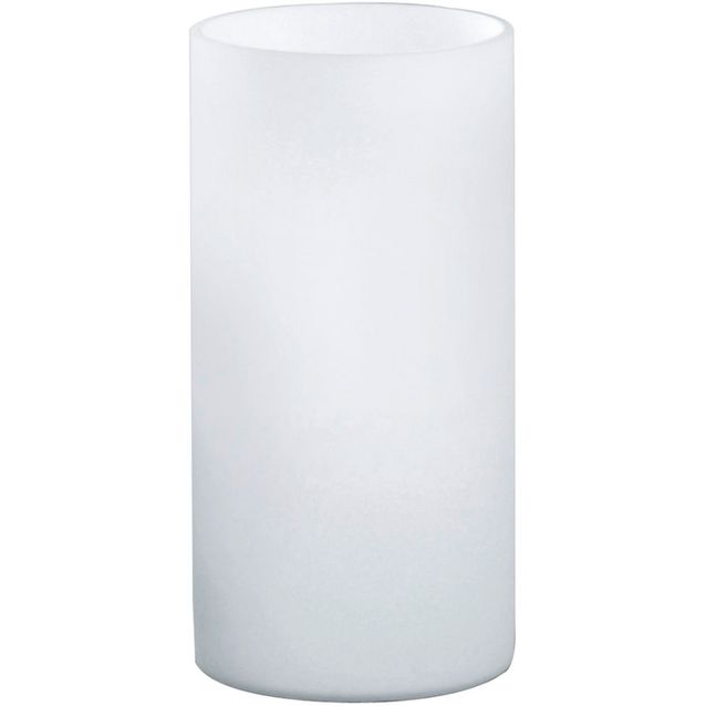 Pöytävalaisin Geo Ø 100x200 mm valkoinen