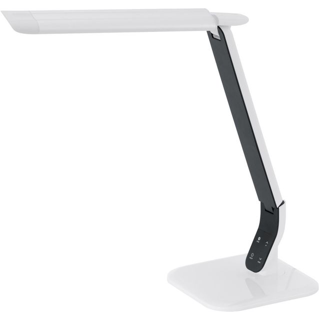LED-Pöytävalaisin Sellano valkoinen kosketushimmennin