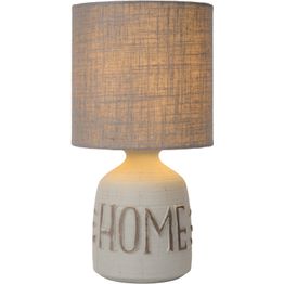 Pöytävalaisin Lucide Cosby Ø16.5 cm harmaa