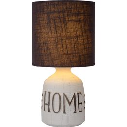 Pöytävalaisin Lucide Cosby, Ø16.5 cm, valkoinen